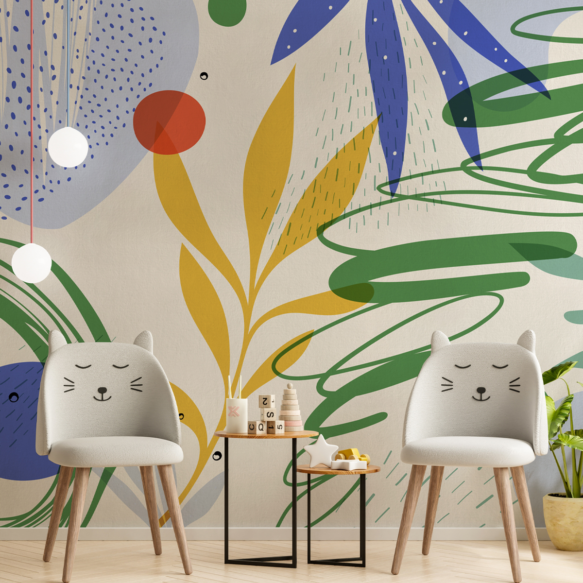 Tapet funky green, dream prints 